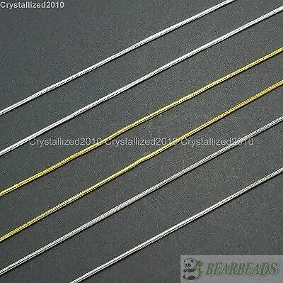 Collana a forma di serpente sottile placcata in argento da 10 pezzi adatta... - Immagine 4 di 4