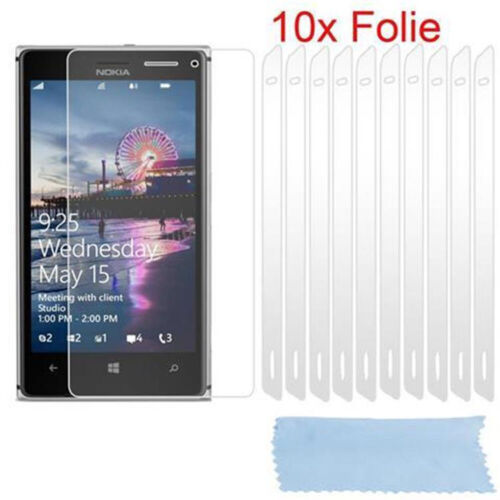 10x Schutzfolie für Nokia Lumia 925 transparente Schutzfolien - Picture 1 of 1
