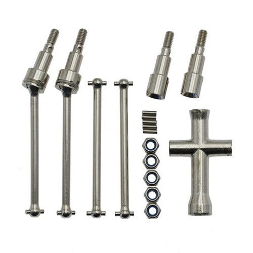 Tbest Antriebswelle Für RC Auto – Metall CVD, Hinten, Passend Für WLtoys 12428/12423