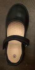 Tobfis Girl's Mary Jane Flats School Uniform Shoes Black Dress Shoes 9 Toddler