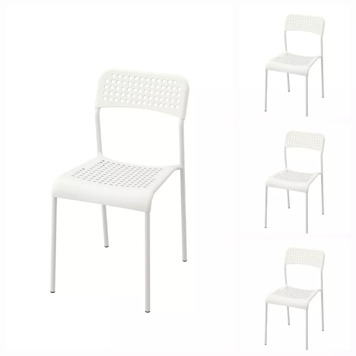Ikea adde chair sale white