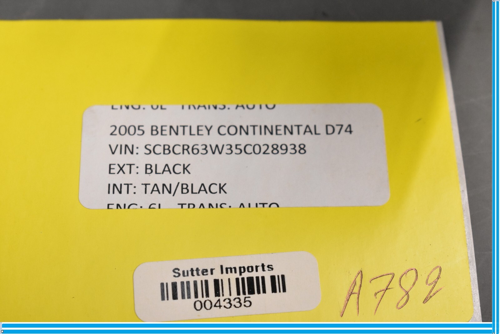 04-12 Bentley Continental Fuse Box Holder Relay Junction Oem