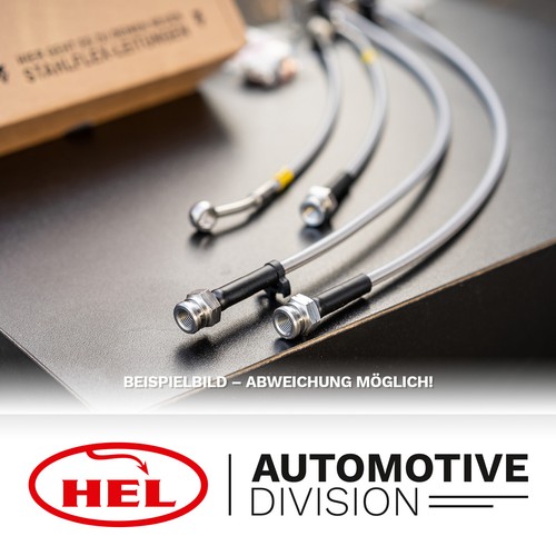 HEL Stahlflex Bremsleitungen 4-teilig Opel Senator B inkl Irmscher 4.0, mit ABE - Bild 5 von 5