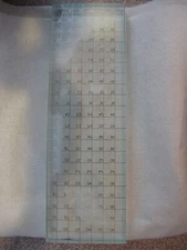 RARE Glass Fiducial Grid Marker Medical Engineering 1-6 / A-U  #  0280189