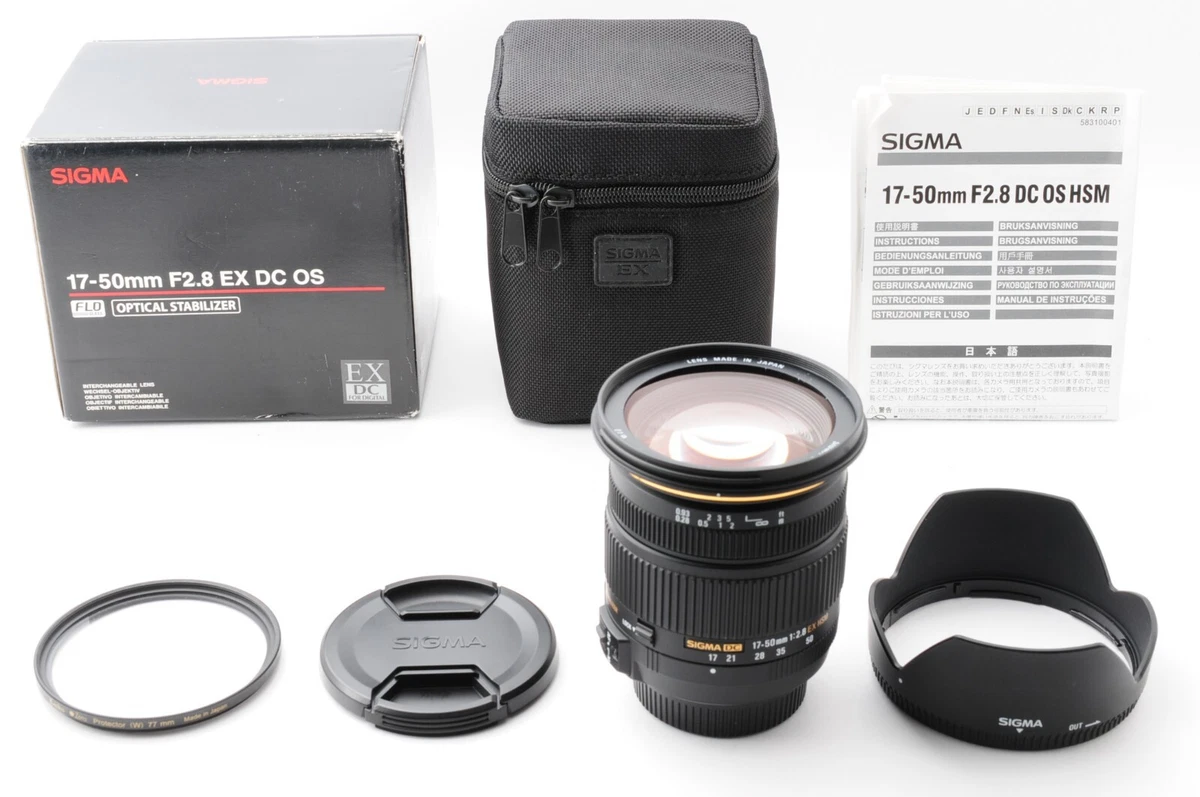 25+ Sigma Nikon F Camera Lenses 17-50mm Focal for sale | Updated