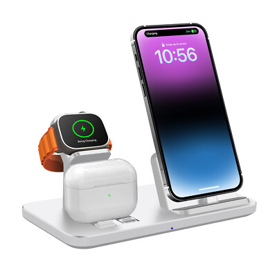 3in1 Fast Charging Station Charger Stand Dock For Apple Watch 10