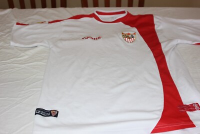 T-shirt Vintage Officiel Sevilla FC – Joma Taille L – époque Sergio Ramos