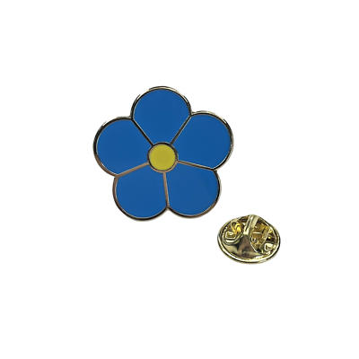 PrestigeGiftware Masonic Forget Me Not Flower Design Lapel Pin Badge In Engraved Personalised Gift Box - Foto 7