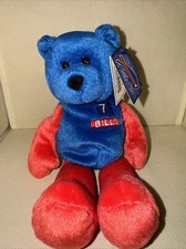 Vintage NFL Buffalo Bills Doug Flutie 7 Limited Treasures Pro Bear 1999 Plush