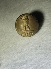 Vintage POD Post Office Department Uniform Brass Button Superior Quality 7/8”