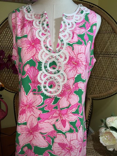 Lilly Pulitzer NWT Elliotta Maxi Shift Hibis Kiss $328 Size 8 - Picture 23 of 24