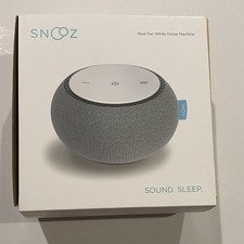 SNOOZ Real Fan White Noise Machine Small Gray, Model SNOOZ-US-2