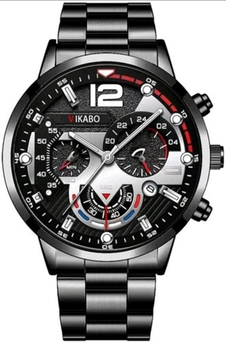 New Luxury Men's Watch With Stainless Steel Band.(Accepting fair offers)