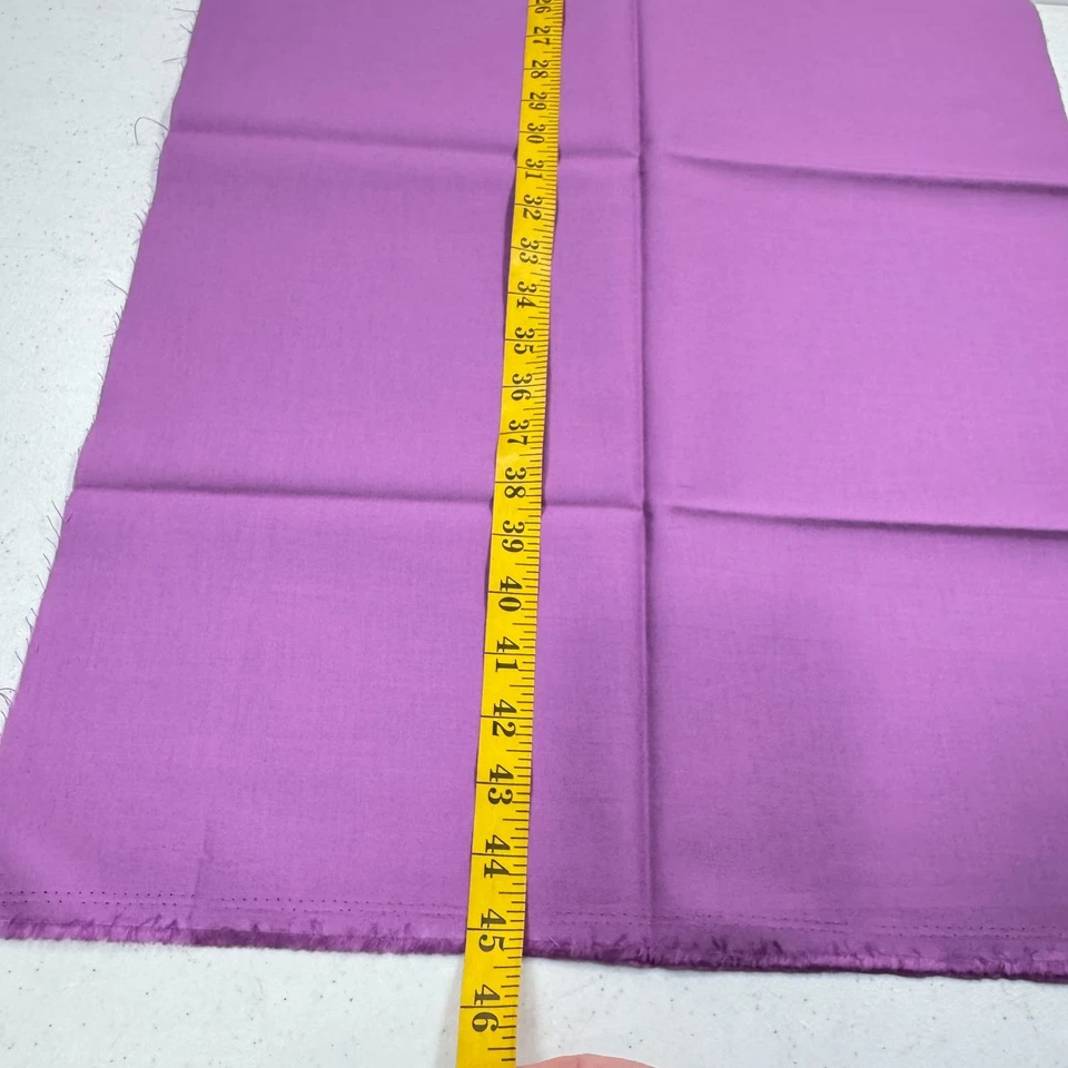 quilting fabric solid purple cotton 42x18 - Image 4 of 4