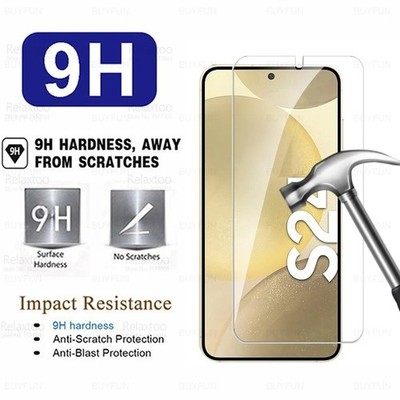 4PCS Tempered Glass Screen Protector For Samsung Galaxy S21 S22 S23 S24 Ultra FE