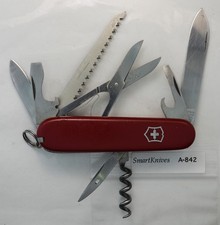 Victorinox Huntsman Swiss Army knife- used, good w can opener mod 1980s #A842