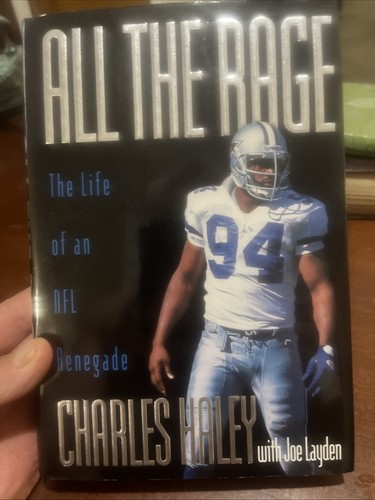 Charles Haley Autographed "All The Rage" HC Book Cowboys **SIGNED** - Picture 2 of 8