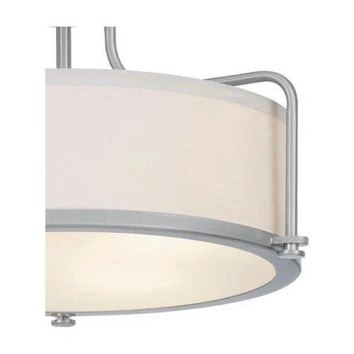 Calvary - 3 Light Semi-Flush Mount in Transitional style - 17.5 Inches wide by - Picture 6 of 11
