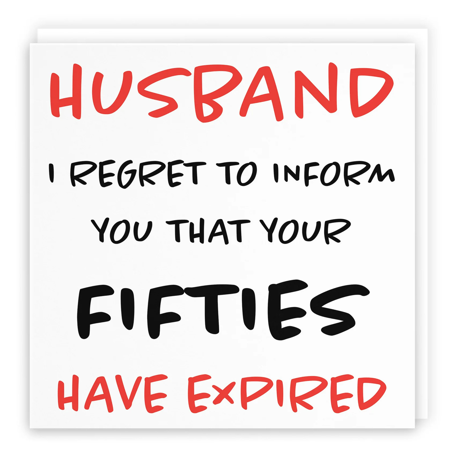 60th Husband Humorous Birthday Card Retro