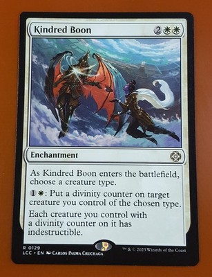1x Kindred Boon | Lost Caverns of Ixalan Commander | MTG Magic Cards