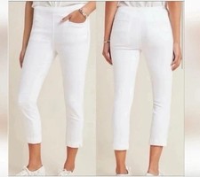 Anthropologie Pilcro  the Letterpress White High Rise Denim Legging Jeans W-28