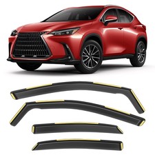 Lexus NX 2015-2021 In-Channel Window Rain Guards Shatterproof 4 pc Vent Visor