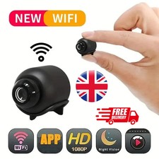 1080P Mini Camera Wireless WiFi Security Surveillance Tiny Cam Night Vision UK.