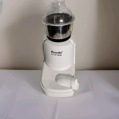 TESTED Preethi Eco Plus Mixer Grinder 110-Volt USA/Canada White,  Nice