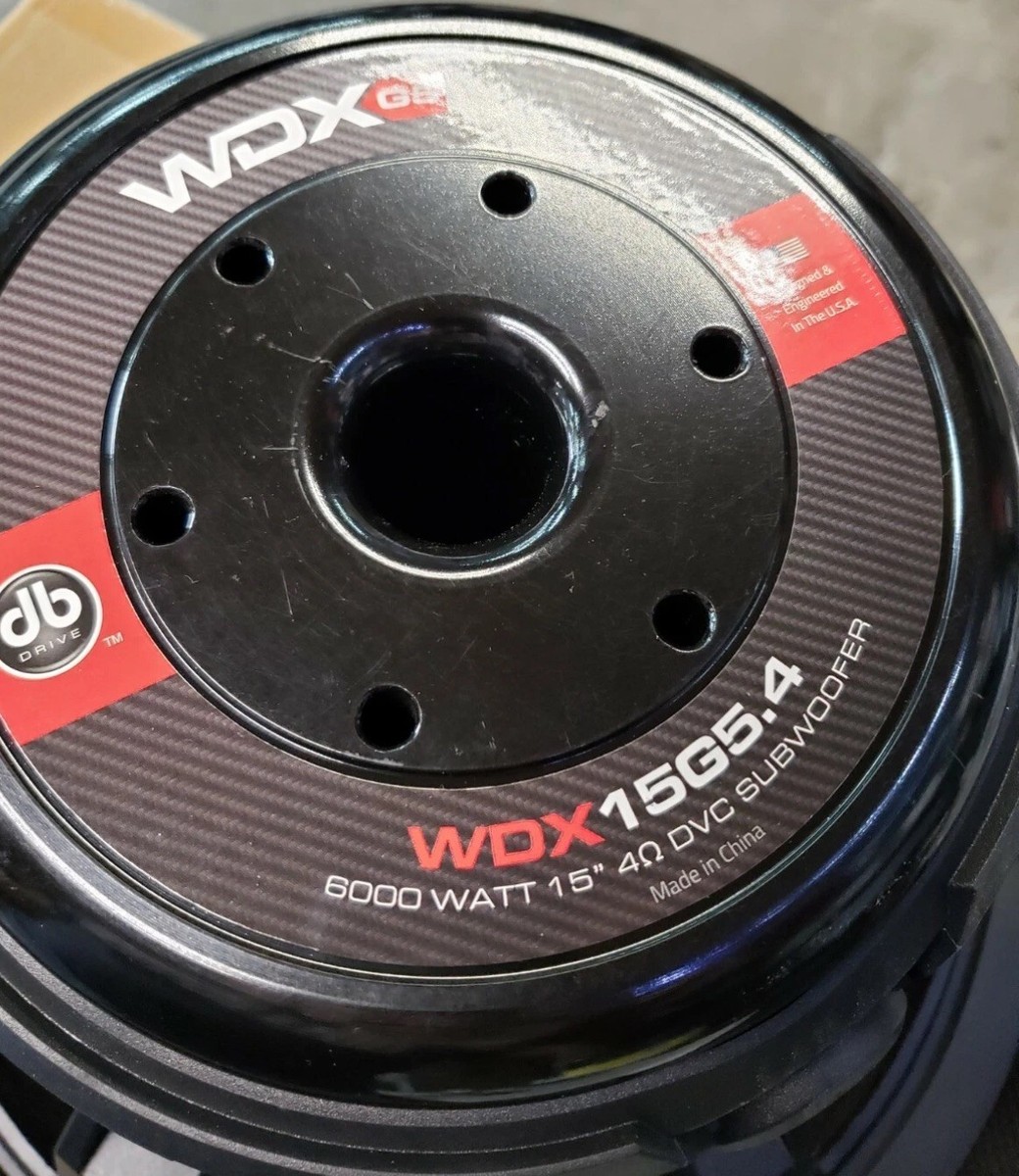 DB Drive WDX G5 Competition Subwoofer 15