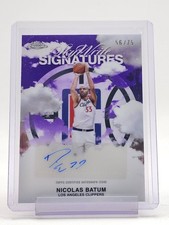 NICOLAS BATUM 2025-26 TOPPS CHROME SKY-WRITE PURPLE REFRACTOR AUTO /75 Q5300