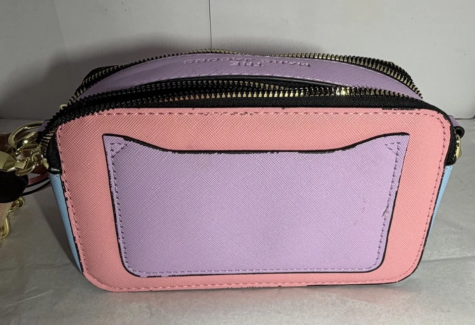 Bolso para cámara instantánea Marc Jacobs - Rosa Multi - Herrajes dorados - Correa incluida Foto 4 de 4