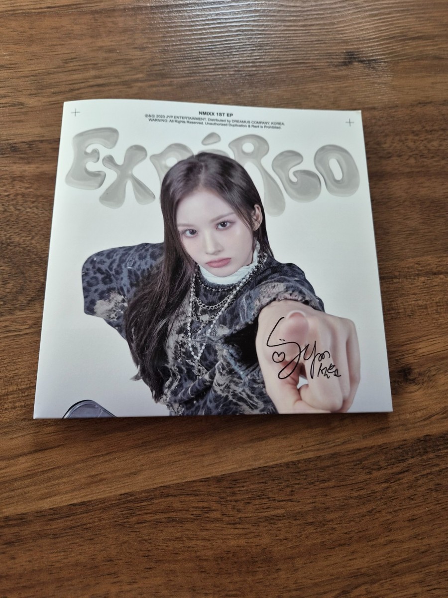 nmixx album expergo cd digipack autographed signed ver haewon