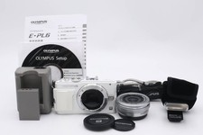 OLYMPUS PEN Lite E-PL6 White Mirrorless Camera M.ZUIKO DIGITAL 14-42mm f3.5-5.6
