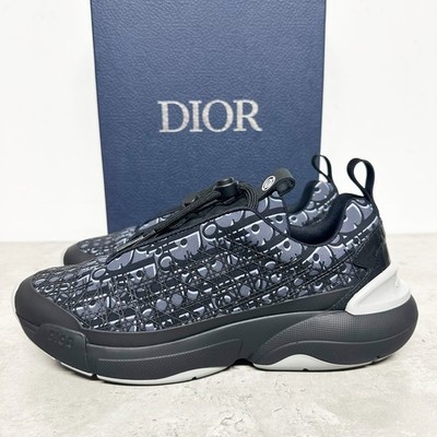 CHRISTIAN DIOR B24 SNEAKER UK 6 EU 40 US 7 SCHWARZ HERREN CD B30 B22 GRAU BLAU