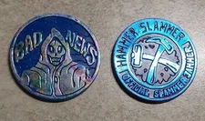 Vintage 1990s Official Pog Slammer Jammers Bad News Ghoul & Hammer Collectors 