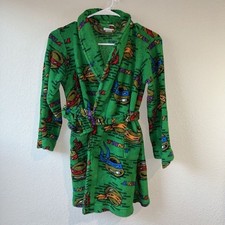 Teenage Mutant Ninja Turtles Soft Fleece Bath Robe L/10 Nickelodeon Halloween