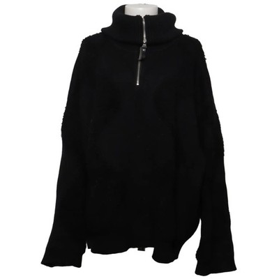 WRSTBHVR Studio, Strickpullover, Größe: S/M, Schwarz #12U