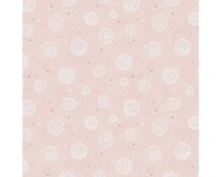 Vliestapete 77139-2 Lilly & Luis Kreise Punkte Rosa Weiß