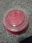 Vintage Tiara Indiana Glass Nursery Rhyme Divided Child's Plate.