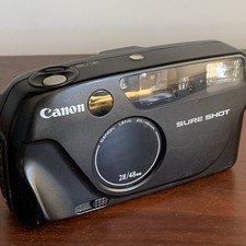 Canon Sure Shot Camera 28/48mm Works READ Lens Window Needs Help Sometimes