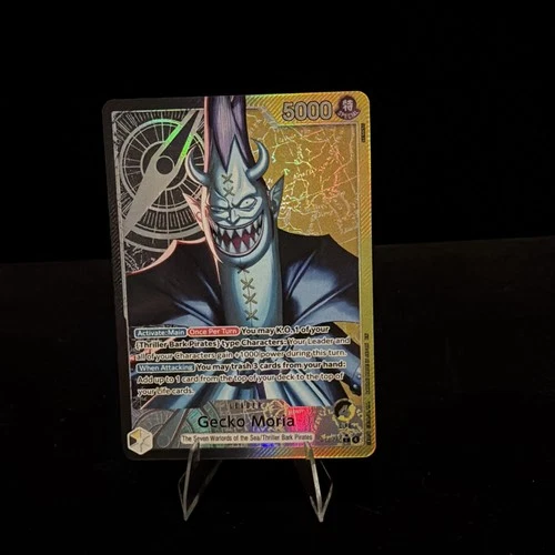 Gecko Moria - OP14-080 Leader  (Alternate Art) One Piece The Azure Sea's Seven