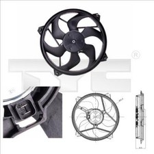 TYC Ventilateur Refroidissement Moteur 414mm Pour Citroën Berlingo Xsara Peugeot