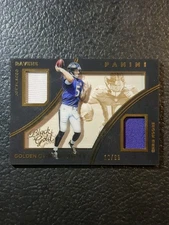 Joe Flacco Chris Moore Golden Oppurtinity No.GO8 10/99  Black Gold Jersey Mem