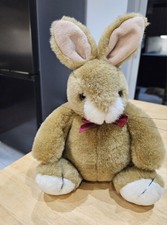 Vintage Dragon Toys Ltd Light Brown Bunny Rabbit With White On His Face And Feet