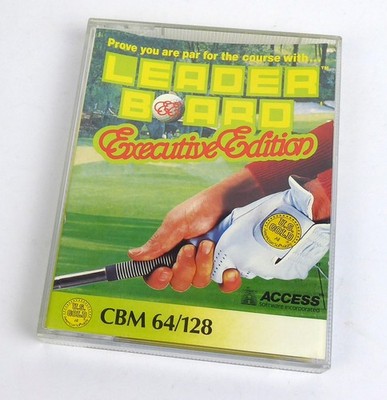 Commodore 64 C64 Spiel -- LEADER BOARD EXECUTIVE EDITION (U.S. Gold) -- Tape