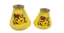 Vintage Taylor Smith Taylor Design 70 Indian Summer Salt & Pepper Shakers Set