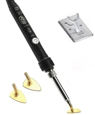 Mini Iron, 80W Small Iron for Crafts Patches Shoes Hats, Adjustable Temperatu...