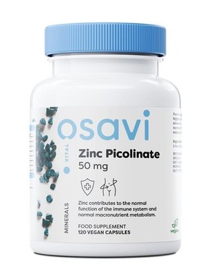 Osavi Zinc Picolinate - 50mg - 120 Vegan Caps