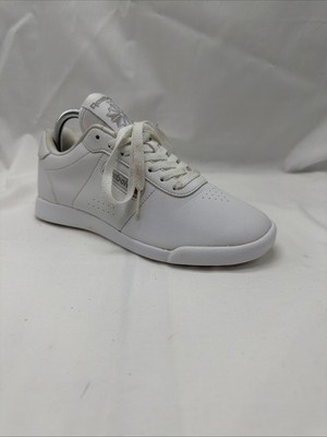 Reebok Shoes Womens 8 Princess Classic Sneakers AR1267 White Lace Up Low Top