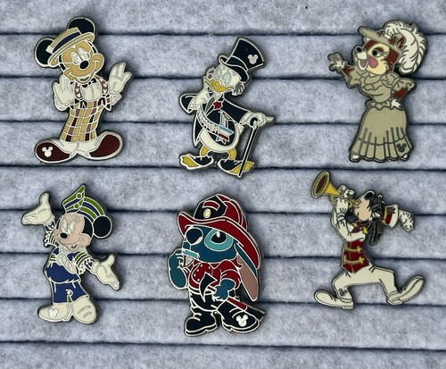 Disney Pins 6 Stück WDW 2010 Scoop and Friends Hidden Mickeys with Goofy Completer - Bild 24 von 24